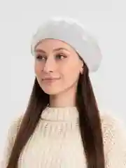 Серый меланж берет женский, 8 цветов