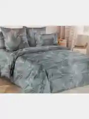 Хром комплект постельного белья 2- х спальный, однотонный, 2-x спальный, хлопок / Евро