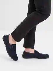 Серый туфли мужские кожаные, лоферы классические