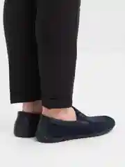 Серый туфли мужские кожаные, лоферы классические