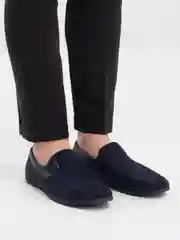 Серый туфли мужские кожаные, лоферы классические