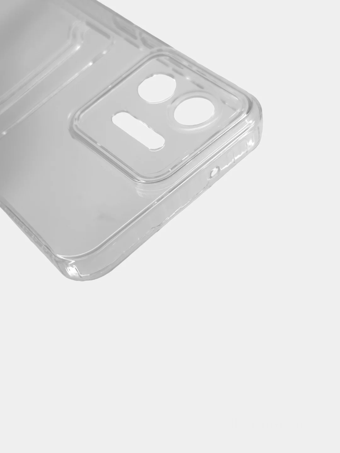 Чехол для Huawei Honor X5 / Хуавей Хонор Х5 прозрачный, с карманом для карты