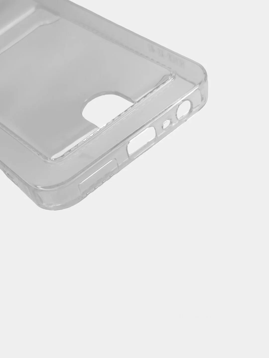 Чехол для Huawei Honor X5 / Хуавей Хонор Х5 прозрачный, с карманом для карты
