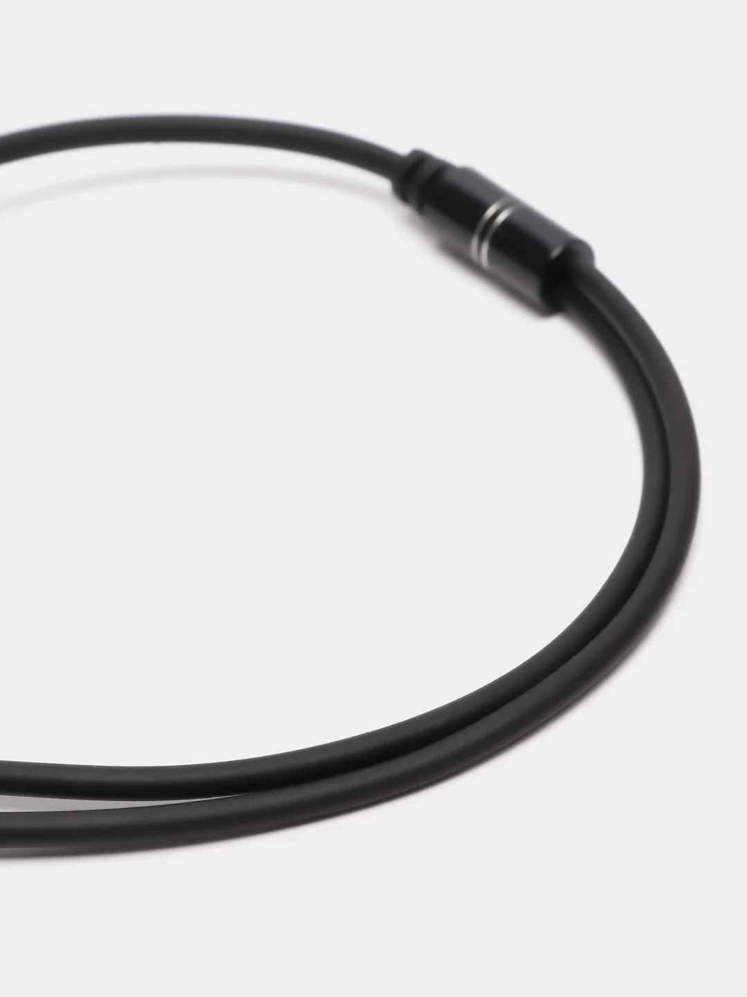 Черный кабель-переходник 2 x Jack 3.5-M - 4-pin Jack 3.5-F