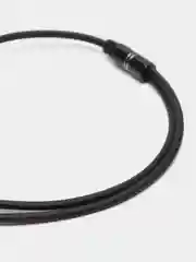Черный кабель-переходник 2 x Jack 3.5-M - 4-pin Jack 3.5-F