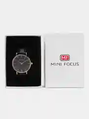 Черный женские наручные часы Mini Focus MF0318G, в подарочной упаковке