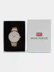 Бежевый женские наручные часы Mini Focus MF0318G, в подарочной упаковке