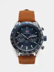 Коричневый мужские наручные часы Mini Focus MF0403G, с хронографом, в подарочной упаковке