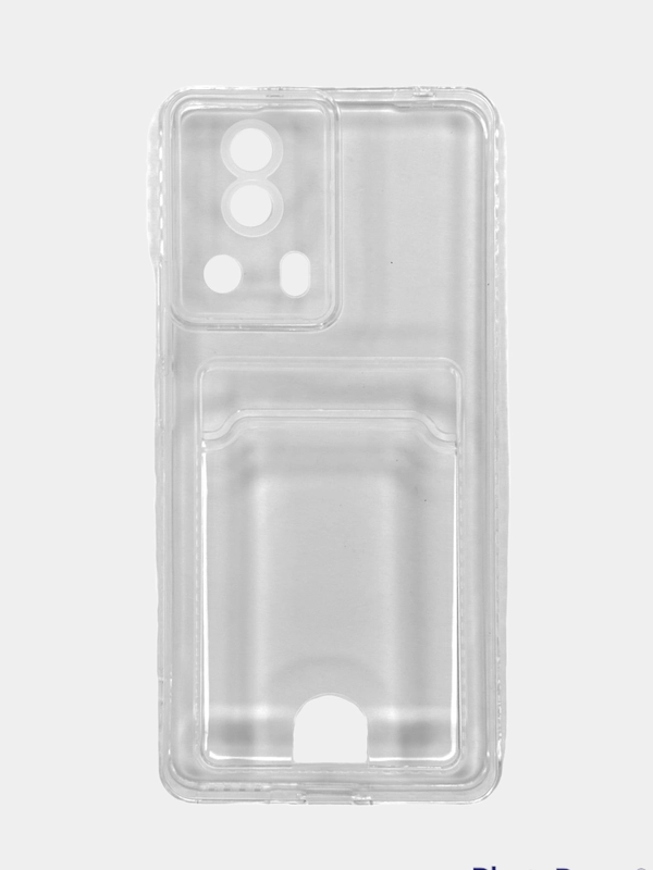 Чехол для Xiaomi 13 Lite / Сяоми 13 Лайт прозрачный, с карманом для карты