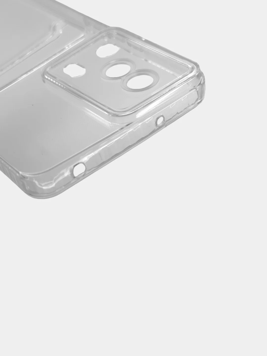 Чехол для Xiaomi 13 Lite / Сяоми 13 Лайт прозрачный, с карманом для карты