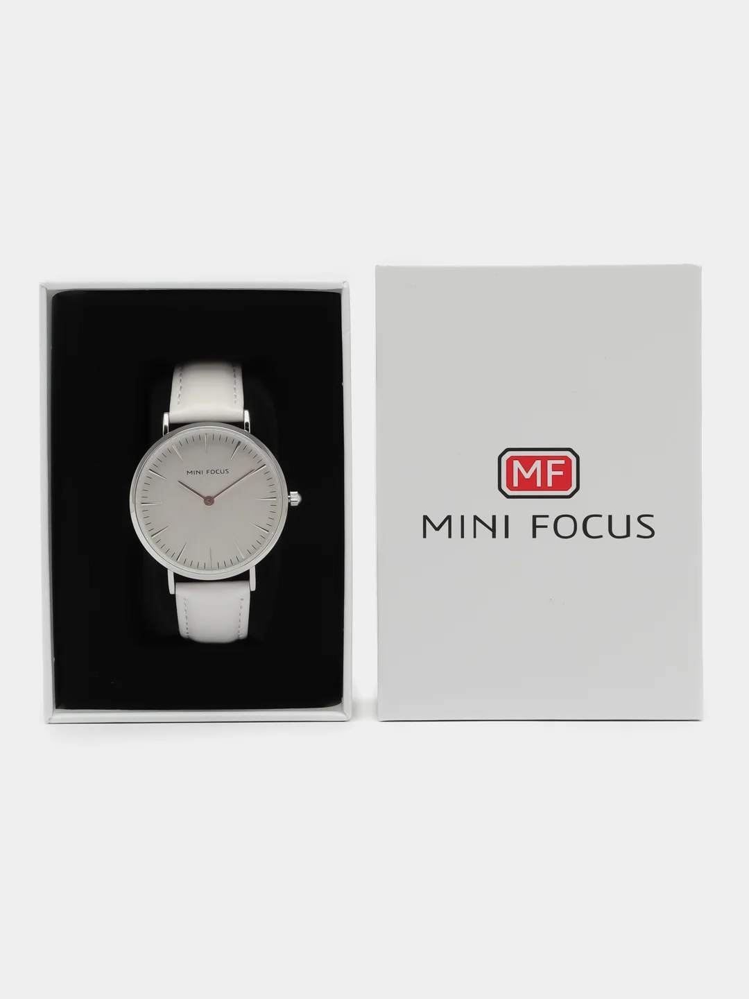 Белый женские наручные часы Mini Focus MF0318G, в подарочной упаковке