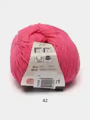 Тёмно-розовый пряжа YarnArt Jeans (Ярнарт Джинс), 5 мотков