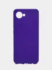 Фиолетовый чехол для Realme C30 / C30S / Narzo 50i PRIME / Реалми  силиконовый, матовый, прозрачный