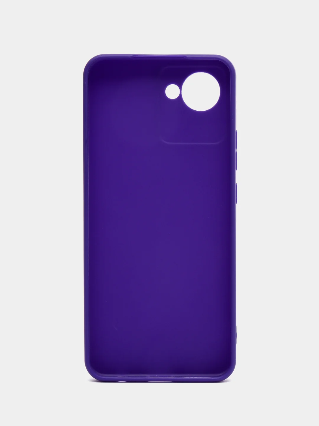 Фиолетовый чехол для Realme C30 / C30S / Narzo 50i PRIME / Реалми силиконовый, матовый, прозрачный