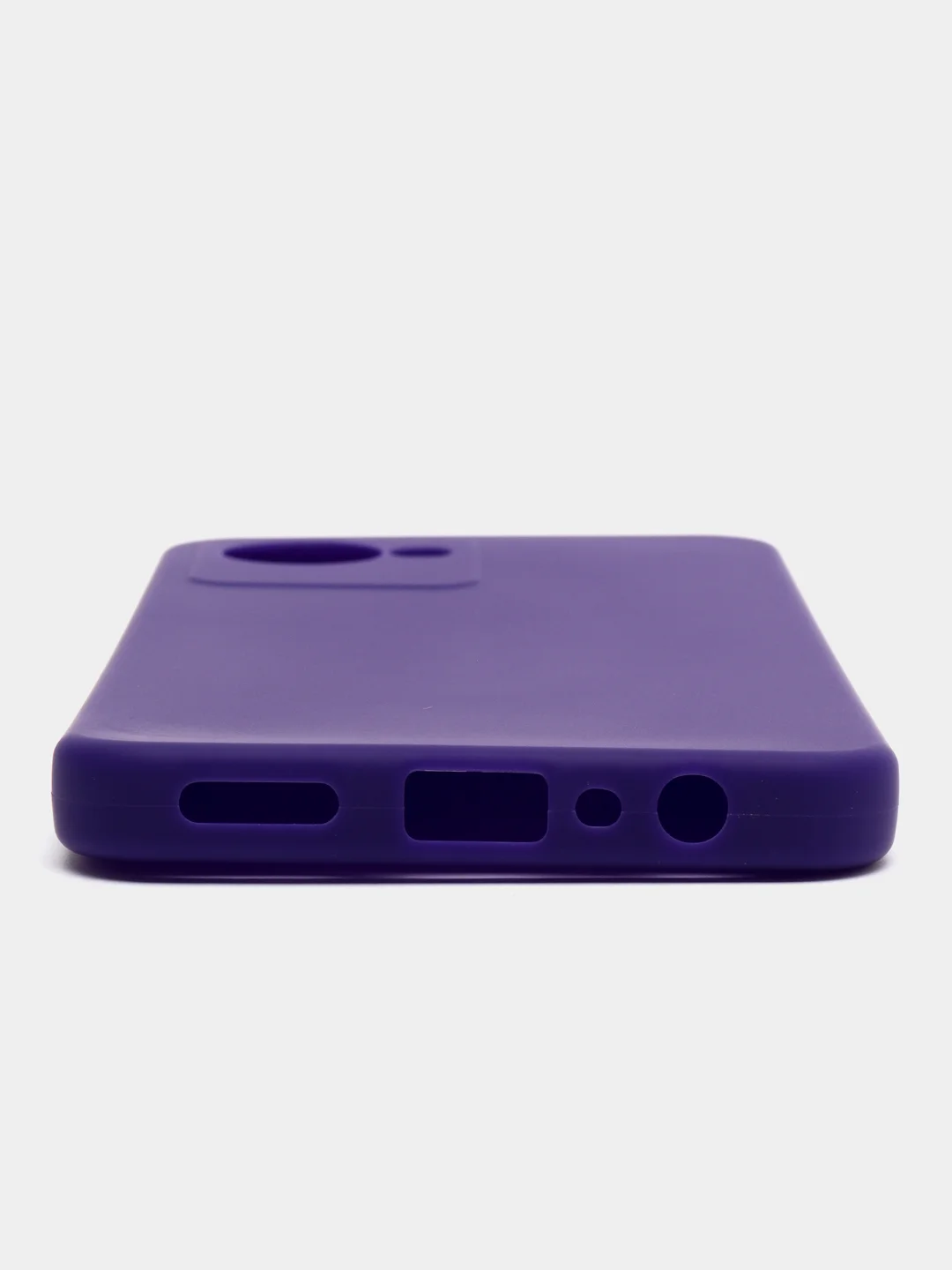 Фиолетовый чехол для Realme C30 / C30S / Narzo 50i PRIME / Реалми силиконовый, матовый, прозрачный