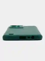 Тёмно-зелёный чехол для Realme C31 (Реалми С31), силиконовый, матовый