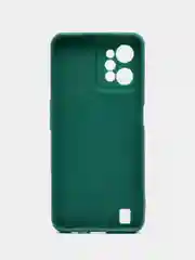 Тёмно-зелёный чехол для Realme C31 (Реалми С31), силиконовый, матовый