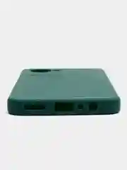 Тёмно-зелёный чехол для Realme C30 / C30S / Narzo 50i PRIME / Реалми  силиконовый, матовый, прозрачный