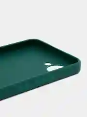 Тёмно-зелёный чехол для Realme C30 / C30S / Narzo 50i PRIME / Реалми  силиконовый, матовый, прозрачный