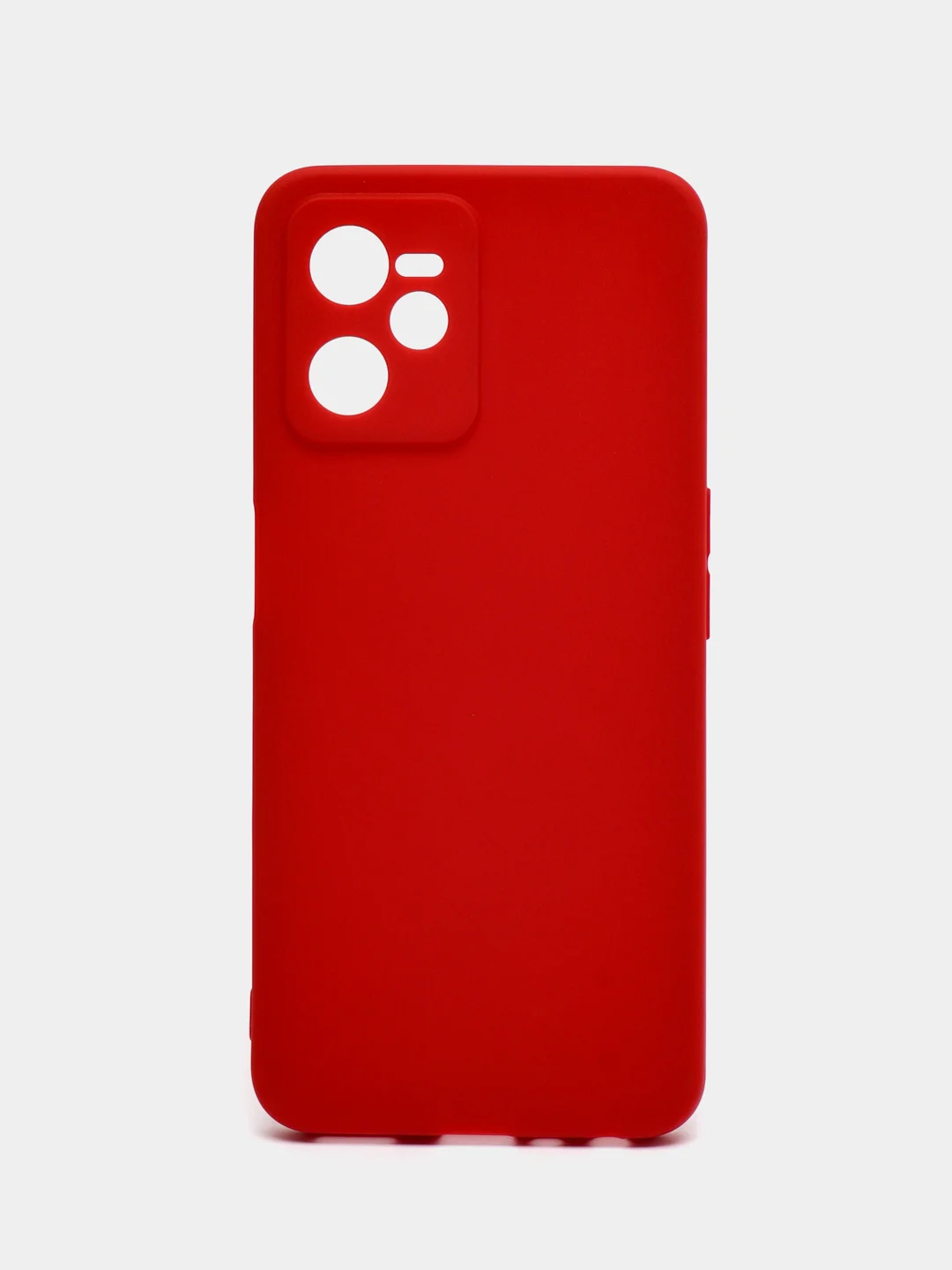 Бордовый чехол для Realme C35 (Реалми С35), силиконовый, матовый