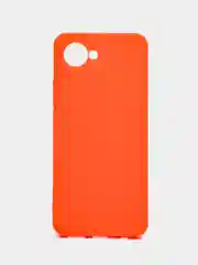 Оранжевый чехол для Realme C30 / C30S / Narzo 50i PRIME / Реалми  силиконовый, матовый, прозрачный