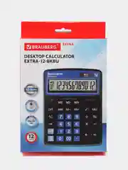 Калькулятор настольный BRAUBERG EXTRA-12-BKBU, 206 x 155 мм, 12 разрядов