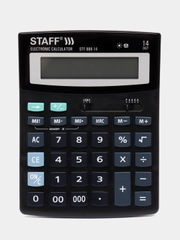 Калькулятор настольный STAFF STF-888-14, 200х150 миллиметров