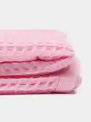 Розовый полотенце банное, вафельное, разные размеры