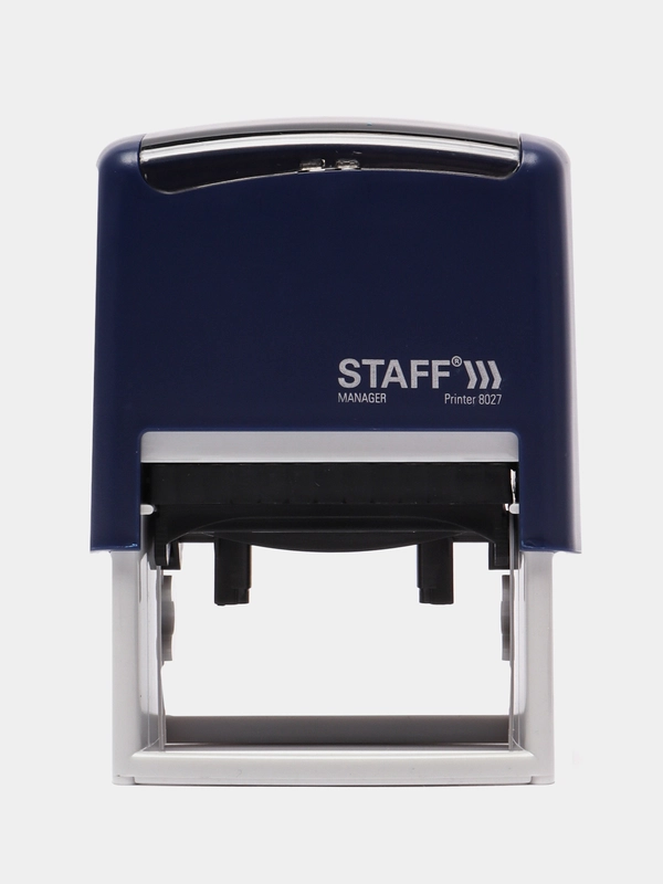 Штамп самонаборный, 8-строчный STAFF, Printer 8027, оттиск 60 х 40 мм