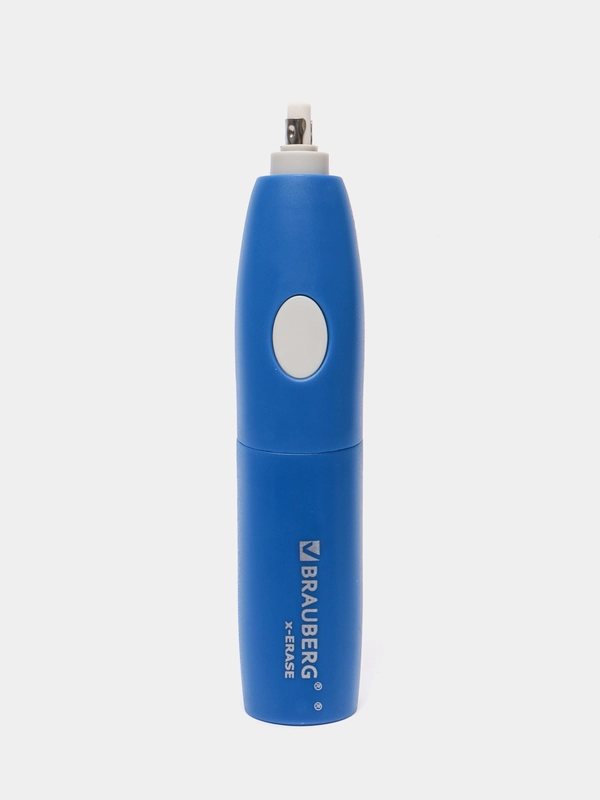 Ластик электрический BRAUBERG X-ERASE, питание от 2 батареек ААА, 16 сменных ластиков