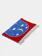 Красный детский коврик для молитв