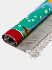 Красный детский коврик для молитв