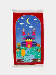 Красный детский коврик для молитв
