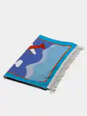 Бирюзовый детский коврик для молитв