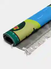 Зеленый детский коврик для молитв