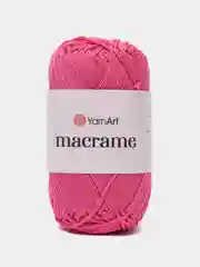 Фуксия пряжа YarnArt Macrame, шнур полиэфирный для вязания и макраме, полиэстер, 90 г, 130 м, 2мм