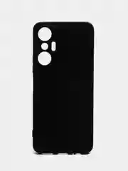 Черный чехол для Infinix Hot 20s, силиконовый, с защитой камеры