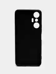Черный чехол для Infinix Hot 20s, силиконовый, с защитой камеры