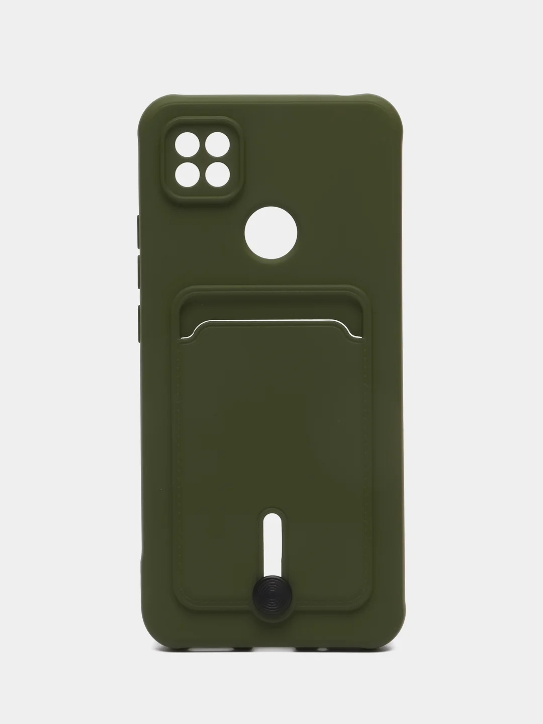 Зелёный хаки чехол для Xiaomi Redmi 9C, Redmi 9C NFC, Redmi 10A (Сяоми Редми 9С 9С НФС 10А) силиконовый