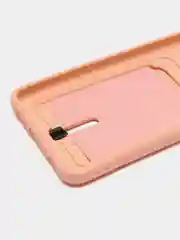 Пудровый чехол силиконовый для Huawei Honor X8 ( Хонор X8 ) с карманом для карт