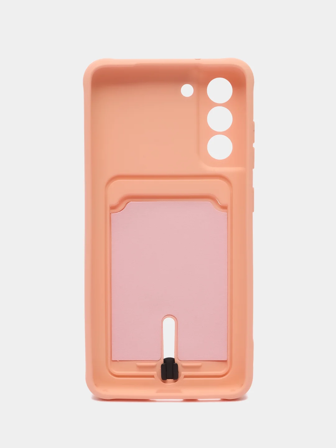 Пудровый чехол для Samsung Galaxy S21 FE, S21FE (Самсунг С21 ФЕ, С21ФЕ) силиконовый, с карманом