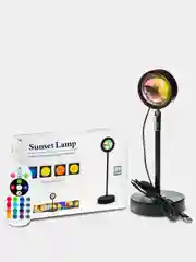 Лампа "Закат" с пультом и приложением, детский ночник, RGB LED светильник для фото и видео