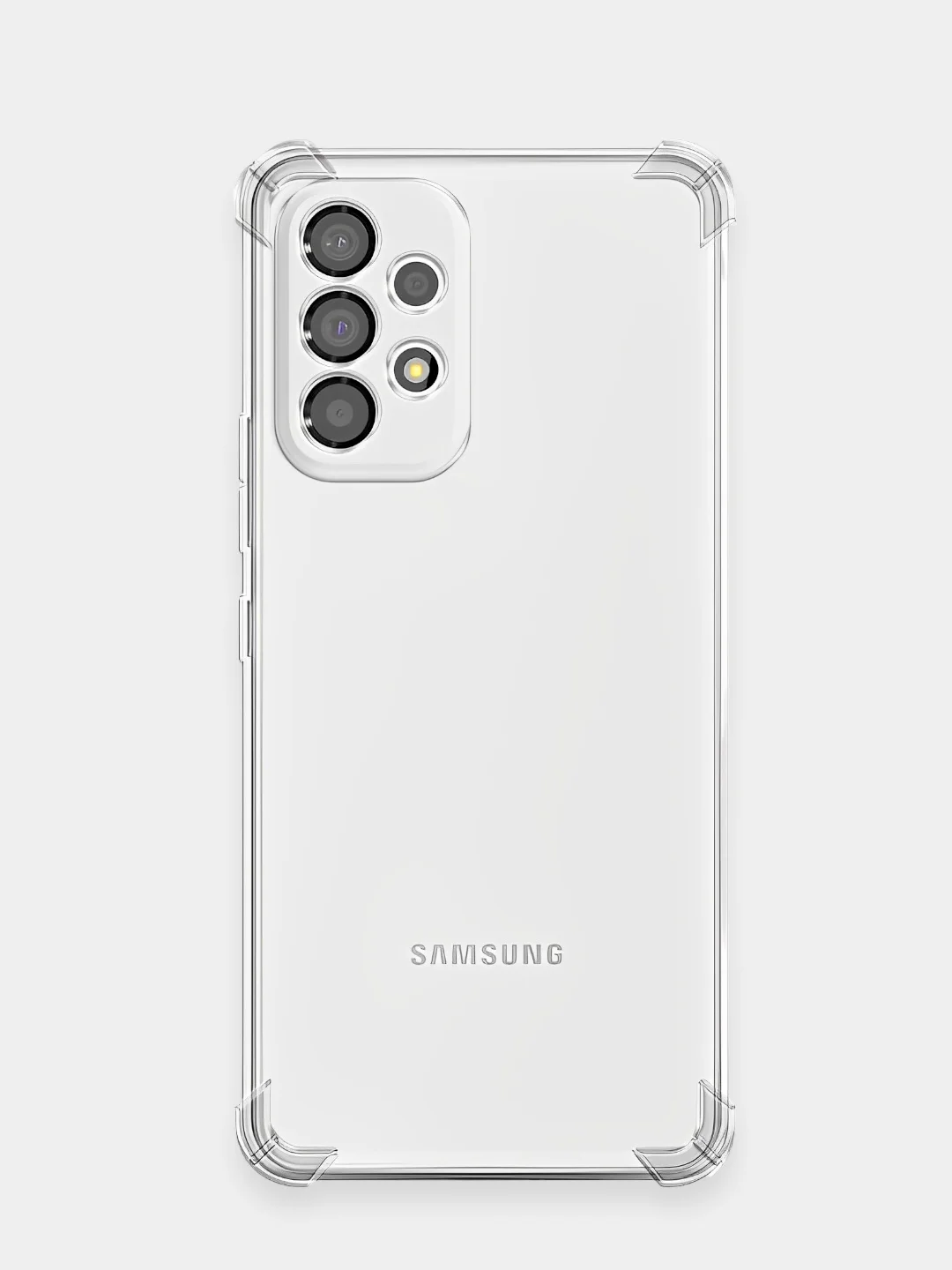 Чехол Samsung Galaxy A53 5G, Самсунг Галакси А53 прозрачный, противоударный, защита камеры