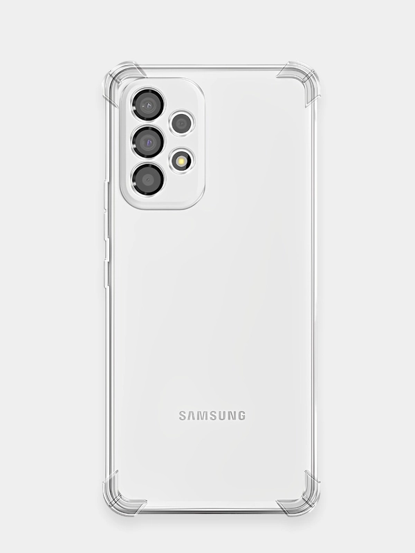 Чехол Samsung Galaxy A53 5G, Самсунг Галакси А53 прозрачный, противоударный, защита камеры