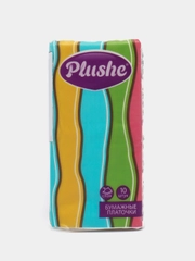Платочки бумажные Plushe, одноразовые