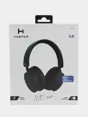 Наушники накладные беспроводные HARPER HB-715 Black с шумоподавлением, с микрофоном