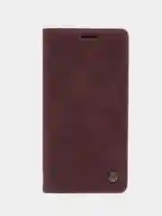 Багровый чехол-книжка Huawei P30 Lite, P Smart 2019/ Honor 10 Lite, Xiaomi Note 8 Pro, P Smart 2018