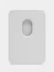 Белый чехол-кошелек MagSafe на iPhone 12, 13 Pro Max, Mini, с карманом для карт