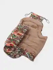 Пурпурный детский зимний меховой конверт