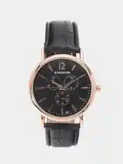 Черный мужские наручные часы KINGNUOS K-023, в подарочной упаковке